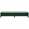 vidaXL Cadre de lit sans matelas vert fonc&eacute; 90x200 cm velours