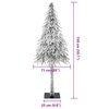 vidaXL Sapin de No&euml;l avec 150 LED Blanc 150 cm PE et Acier