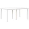 vidaXL Ensemble de salle à manger pour jardin 5 pcs Blanc Rattan Polt