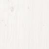 vidaXL Jardinières 2 pcs blanc bois de pin massif