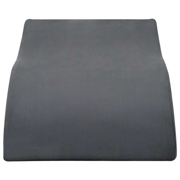 vidaXL Coussin pour jambes Gris 68 x 41 x 24 cm