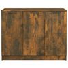 vidaXL Buffet Chêne fumé 90,5x30x70 cm Bois d'ingénierie