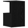 vidaXL Cabinet de chevet 2 pcs Ch&ecirc;ne noir 35 x 35 x 55 cm