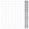 vidaXL Cl&ocirc;ture de jardin Acier galvanis&eacute; 50x1,25 m Argent&eacute;