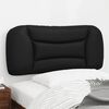 vidaXL Coussin de tête de lit Hvar noir 80 cm similicuir