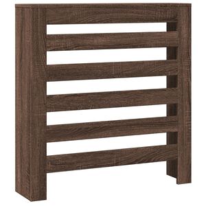 vidaXL Cache-radiateur chêne marron 78x20x82 cm bois d'ingénierie