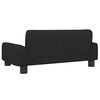 vidaXL Lit pour chien noir 70x45x30 cm tissu