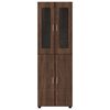 vidaXL Haut Armoire avec &eacute;tag&egrave;re FLORIN Ch&ecirc;ne brun 60 x 35 x 182 cm
