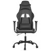 vidaXL Chaise de jeu de massage noir similicuir