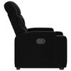 vidaXL Fauteuil inclinable noir tissu