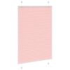 vidaXL Store pliss&eacute; rose 100x150 cm largeur du tissu 99,4cm polyester