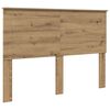 vidaXL Cadre de lit Ch&ecirc;ne artisan 140 x 190 cm Bois de pin massif