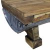 vidaXL Table basse bois de récupération mélangé 90x50x35 cm