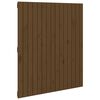 vidaXL T&ecirc;te de lit murale Marron miel 95,5x3x110 cm Bois massif de pin