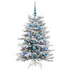 vidaXL Sapin de No&euml;l Artificiel &agrave; Branches Articul&eacute;es Blanc 120 cm