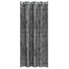 vidaXL Rideaux en velours 2 pcs Gris 245 x 140 cm Velours