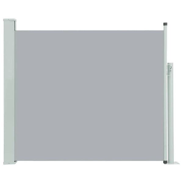 vidaXL Auvent lat&eacute;ral r&eacute;tractable de patio 100x300 cm Gris
