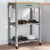 vidaXL Chariot de cuisine MONZA 60x40x88,5 cm bois massif de pin