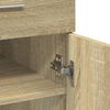 vidaXL Buffet chêne sonoma 80x42,5x93 cm bois d'ingénierie