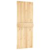 vidaXL Porte NARVIK Naturel 80 x 210 cm Bois de pin massif