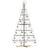 vidaXL Arbre en c&ocirc;ne de No&euml;l avec support Noir 180,5 cm Acier