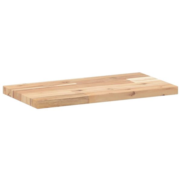 vidaXL &Eacute;tag&egrave;re flottante 60x20x2 cm bois d'acacia massif non trait&eacute;