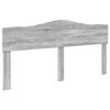 vidaXL Lit de Rangement Gris Sonoma 180 x 200 cm Bois d'ing&eacute;nierie