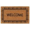 vidaXL Tapis de porte naturel 45x75 cm fibre de coco touffet&eacute;