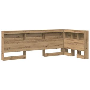 vidaXL T&ecirc;te de lit de rangement Ch&ecirc;ne artisanal Bois d'ing&eacute;nierie