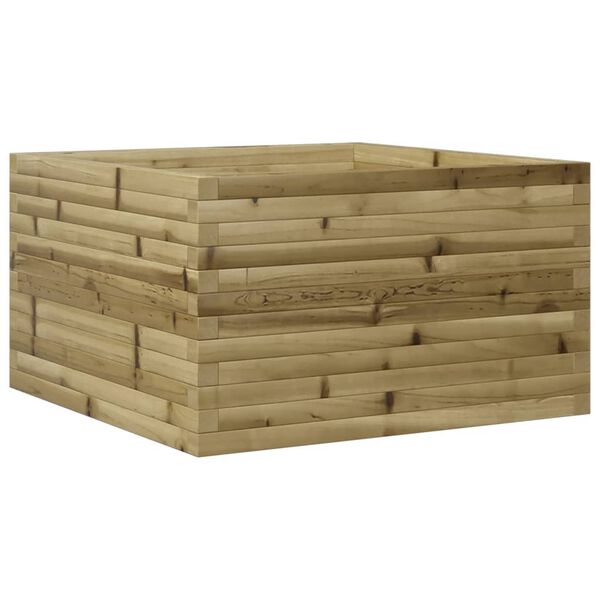 vidaXL Jardini&egrave;re 80x80x45,5 cm bois de pin impr&eacute;gn&eacute;