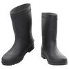 vidaXL Bottes de pluie noir taille 46 PVC