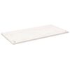 vidaXL Dessus de bureau blanc 100x60x2,5 cm bois massif de pin