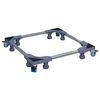 vidaXL Socle pour machine &agrave; laver Gris 66 x 66 x 12 cm