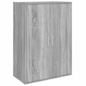 vidaXL Buffet sonoma gris 60x31x84 cm bois d'ing&eacute;nierie