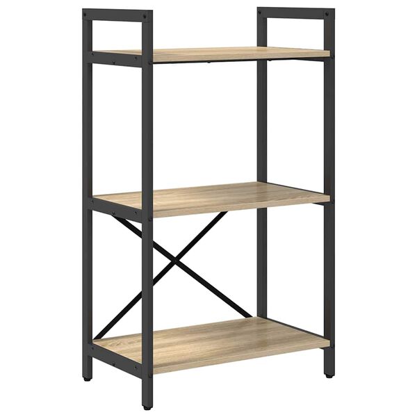 vidaXL &Eacute;tag&egrave;re Ch&ecirc;ne Sonoma 56 x 34 x 96 cm Bois d'ing&eacute;nierie