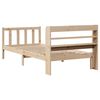 vidaXL Cadre de lit sans matelas 90x190 cm bois de pin massif