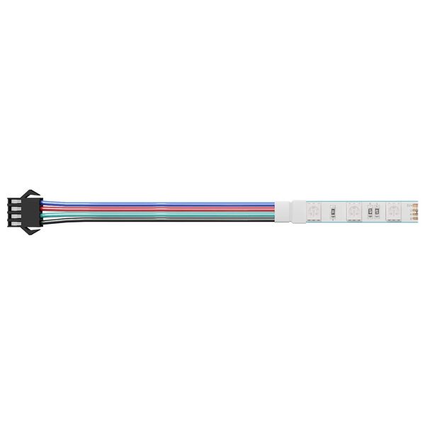 vidaXL Bande LED 2 pcs Noir et Multicolore 1745 mm Cuivre et plastique