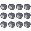 vidaXL Projecteurs solaires &agrave; LED forme de pierre 12 pcs