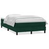 vidaXL Sommier &agrave; lattes de lit et matelas vert fonc&eacute; 120x210cm velours