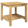 vidaXL Table basse Blanchi 48,5 x 49 x 45 cm Bois d'Acacia Massif
