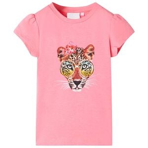 T-shirt pour enfants rose n&eacute;on 92