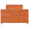 vidaXL Cadre de lit sans matelas cire marron 90x190 cm bois pin massif