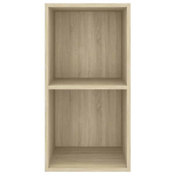 vidaXL Meuble TV mural Chêne sonoma 37x37x72 cm Bois d’ingénierie