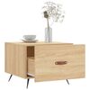 vidaXL Table basse Chêne sonoma 50x50x40 cm Bois d'ingénierie