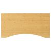vidaXL Dessus de bureau 110x55x2,5 cm bambou