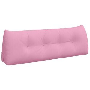 vidaXL Coussin de Dos Rose 140 x 24 x 50 cm tissu