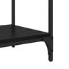 vidaXL Table console Ch&ecirc;ne noir 100 x 34,5 x 75 cm Bois d'ing&eacute;nierie
