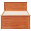 vidaXL Cadre de lit sans matelas avec t&ecirc;te de lit 90x190cm bois de pin