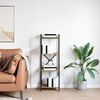 vidaXL &Eacute;tag&egrave;re Ch&ecirc;ne artisanal 40 x 30 x 119 cm Bois d'ing&eacute;nierie