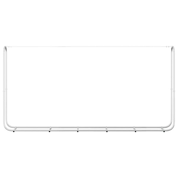 vidaXL Portant de bois de chauffage 300x25x150 cm acier galvanis&eacute;